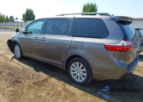 2017 Toyota Sienna Limited Premium 7 Passenger из США, поврежденный, VIN 5TDDZ3DC7HS174198